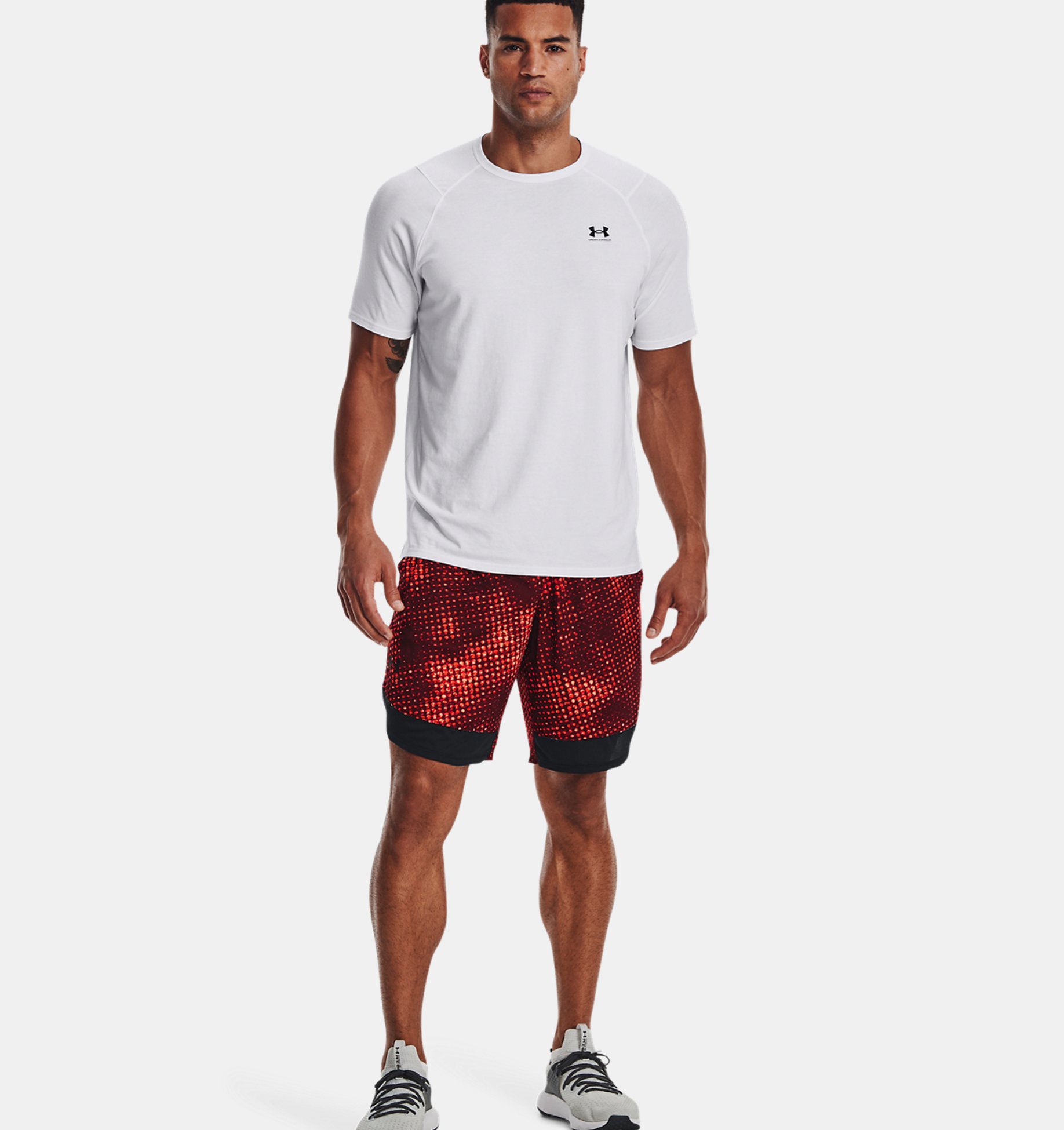 Спортивные шорты мужские Under Armour UA Train Stretch Printed Sts 1373421-690 красные S