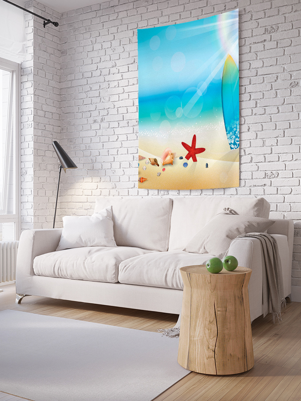 

Вертикальное фотопанно на стену JoyArty Напоминание об отдыхе 100x150 см, Напоминание об отдыхе