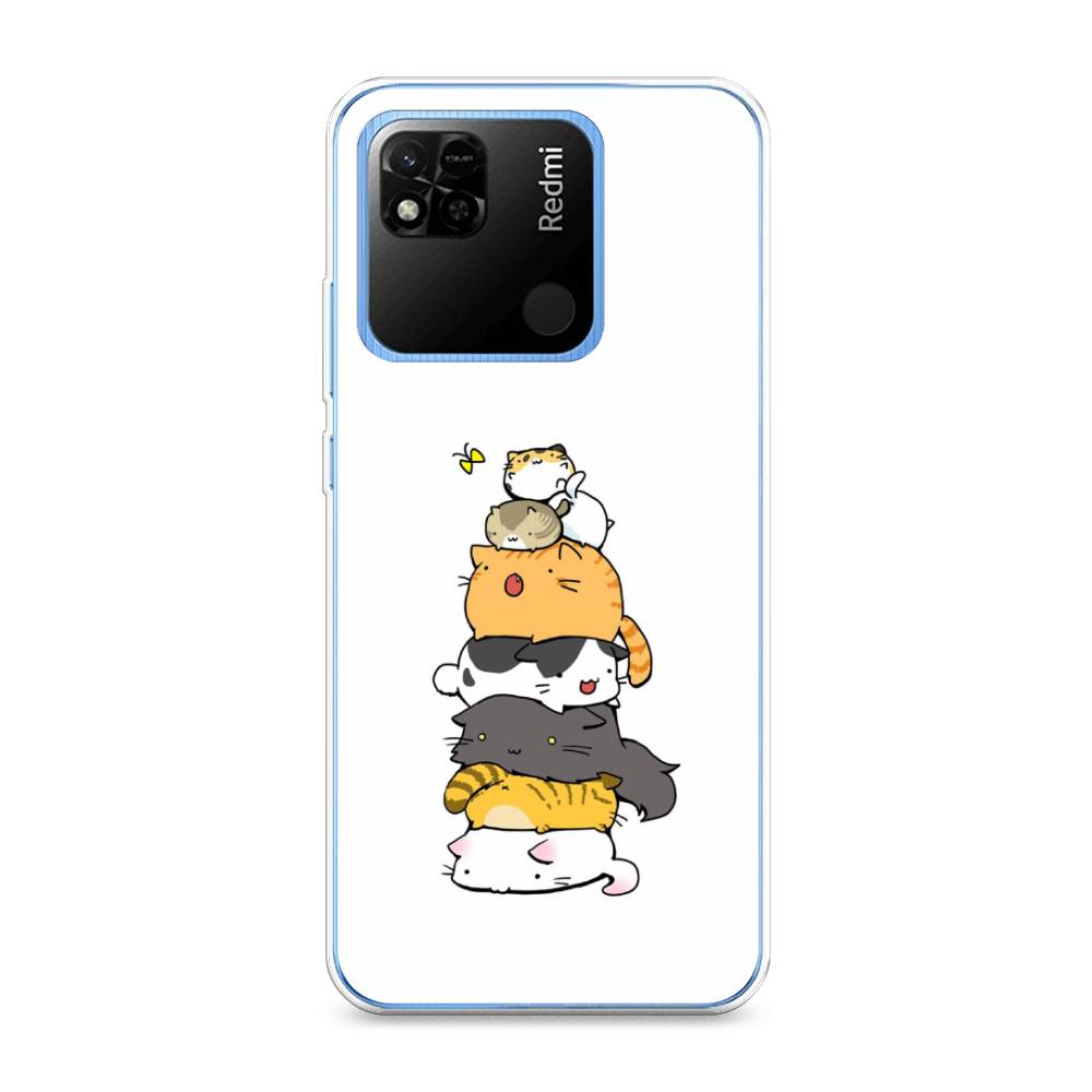 

Чехол Awog на Xiaomi Redmi 10A "Бутерброд из котиков", Разноцветный, 313950-10