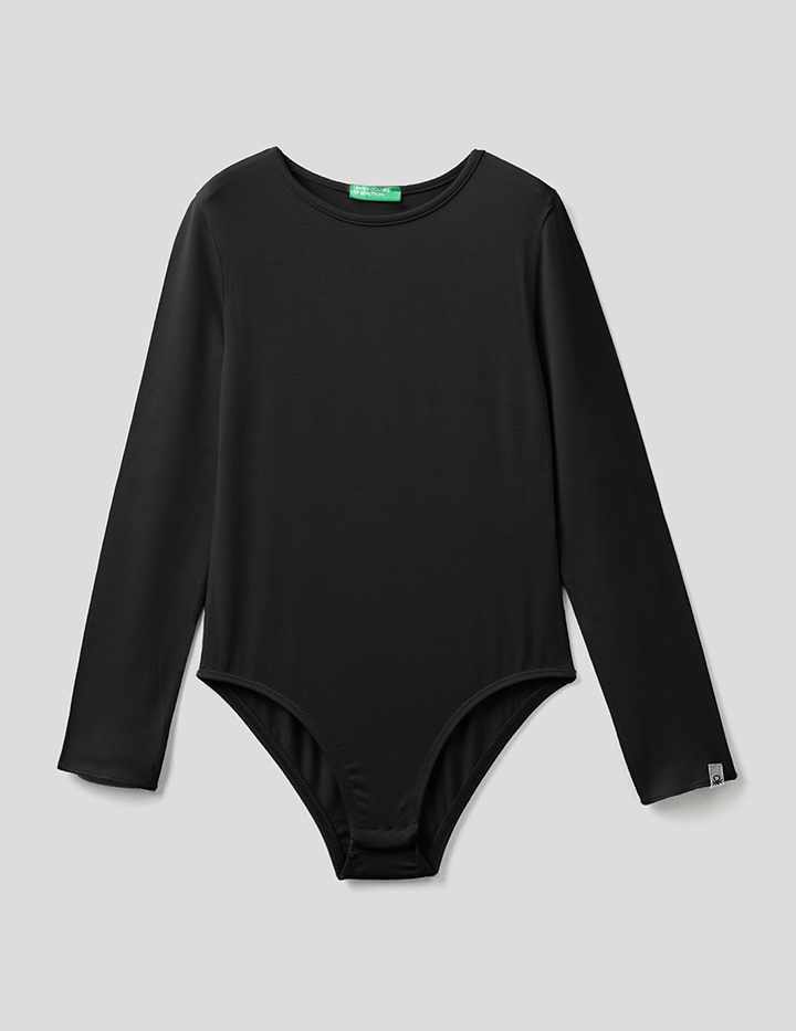 

Боди для девочек Benetton цв. черный р.116, 21A_3A5EC8349