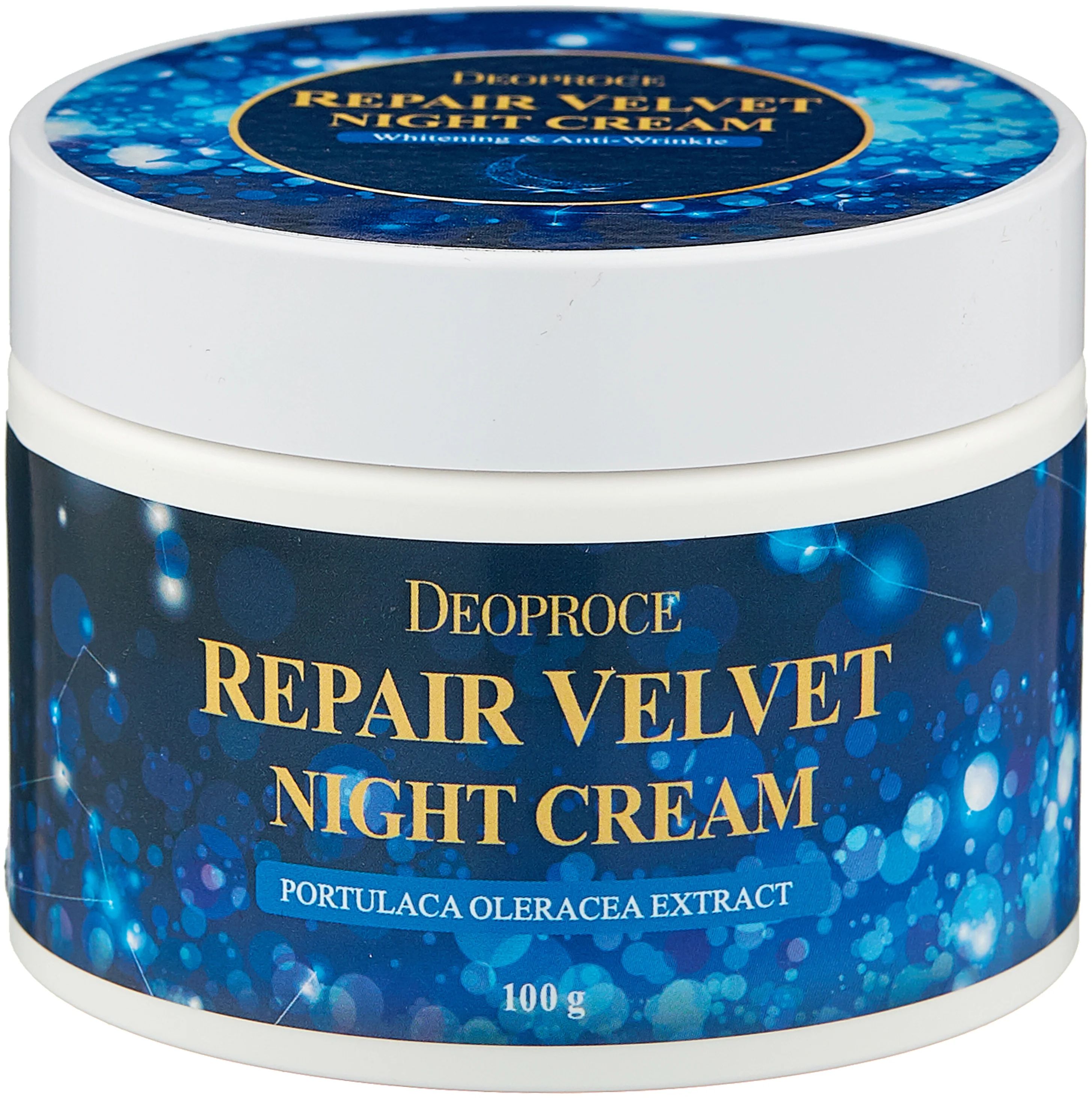 Крем Deoproce Repair Velvet Night Cream ночной, восстанавливающий, 100 г