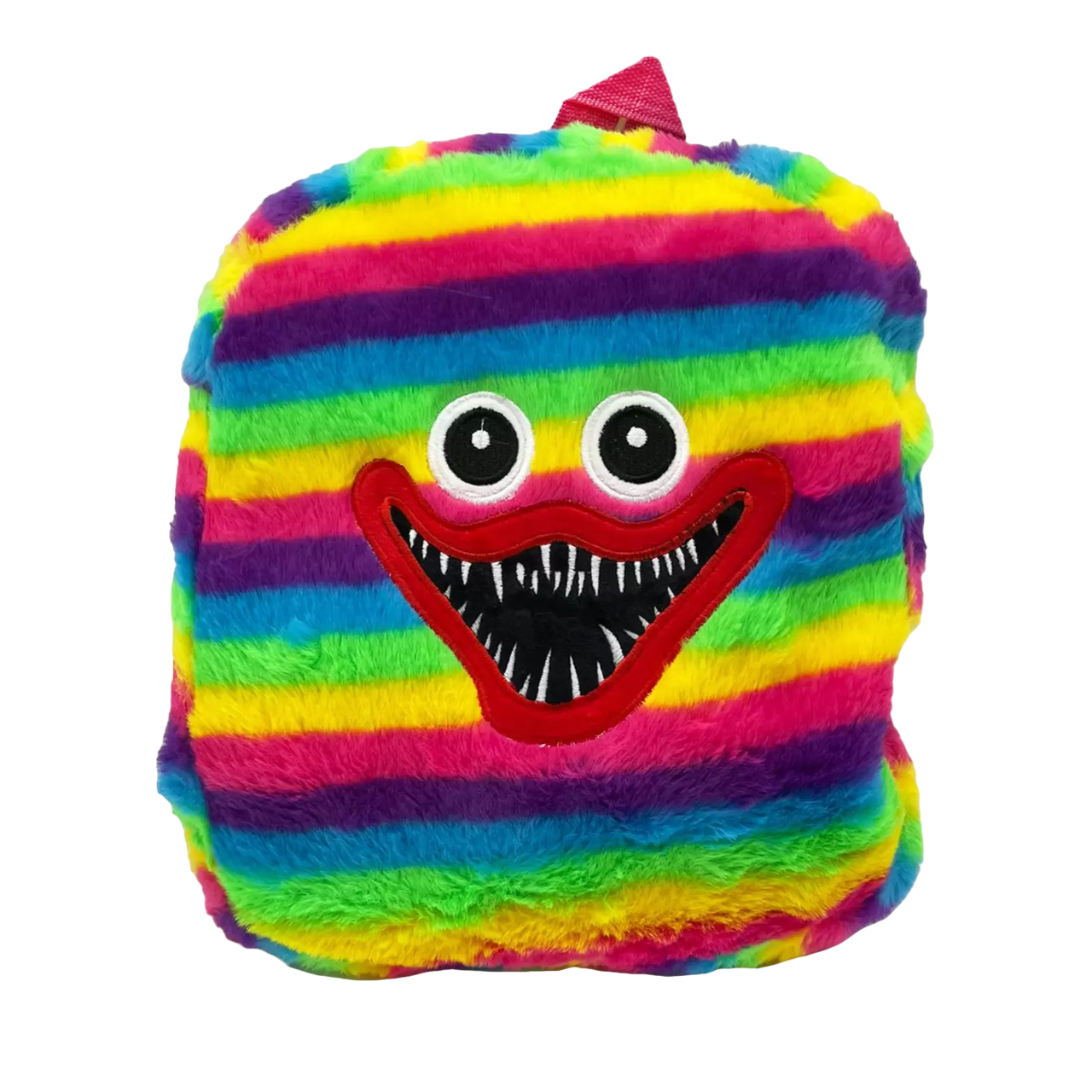 Детский плюшевый рюкзак Market toys lab Хаги Ваги 30х25х10 см, радужный