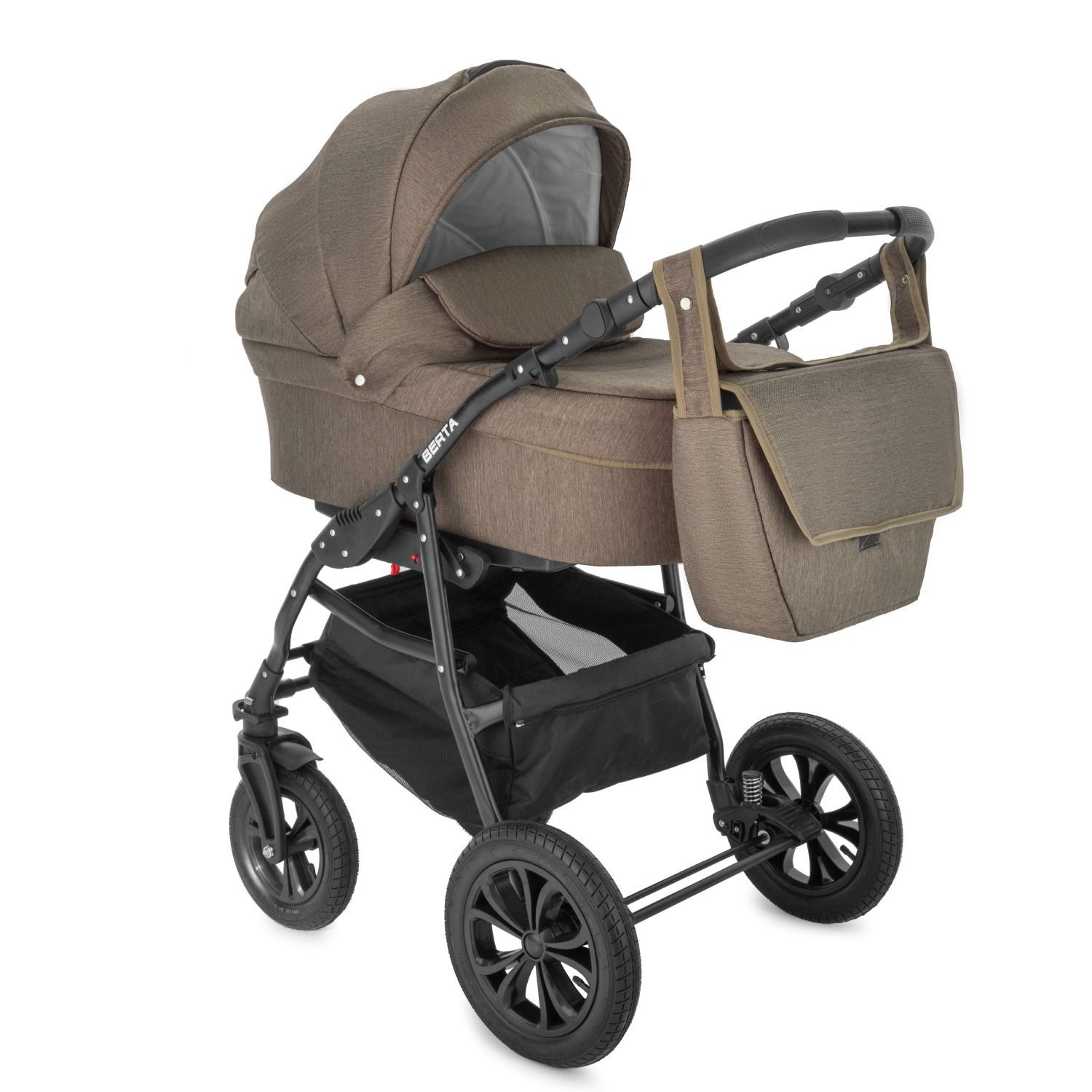 

Коляска 2 в 1 Alis baby Berta be 11, светло-коричневая