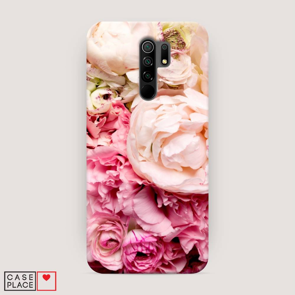 

Пластиковый чехол "Пионы яркие" на Xiaomi Redmi 9, 38320-6
