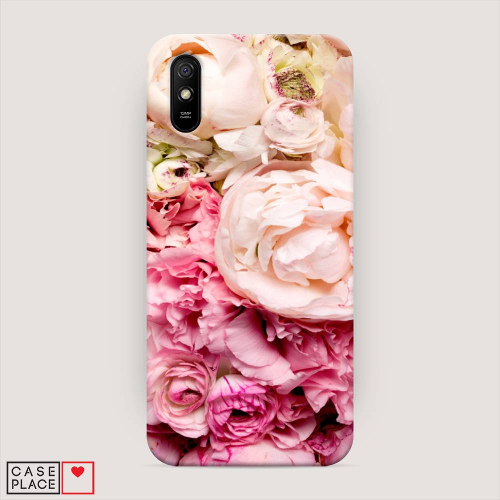 

Пластиковый чехол "Пионы яркие" на Xiaomi Redmi 9A, 38920-6