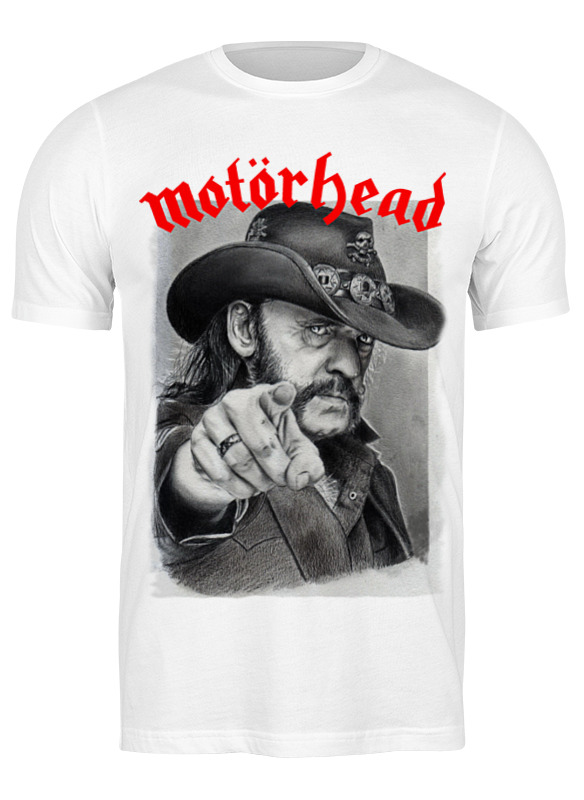 

Футболка мужская Printio Motorhead белая M, Белый, Motorhead