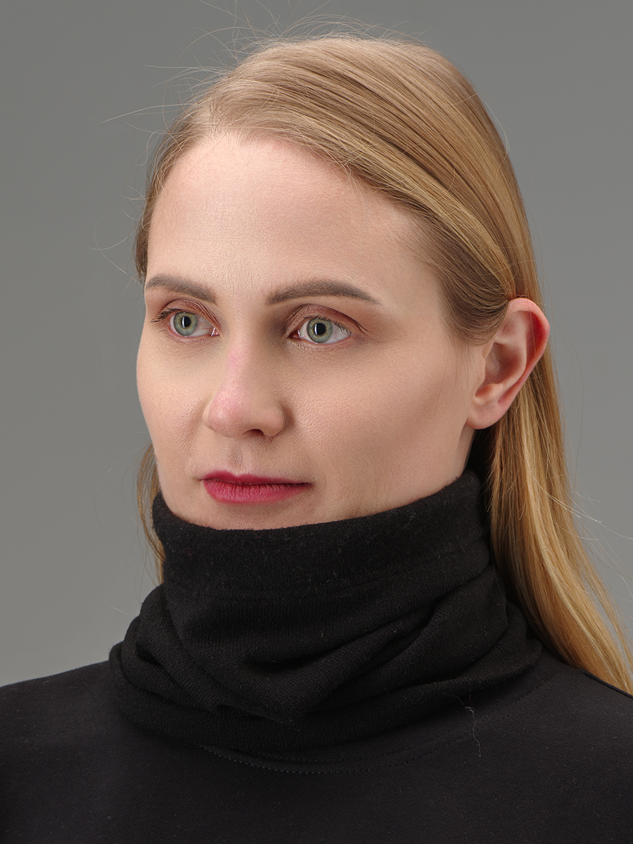 

Снуд-шапка унисекс MILOSH 256003 черный, 30х23 см, 256003