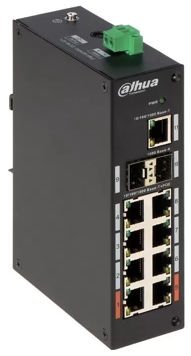 

Коммутатор Dahua DH-PFS3211-8GT-120 черный, DH-PFS3211-8GT-120