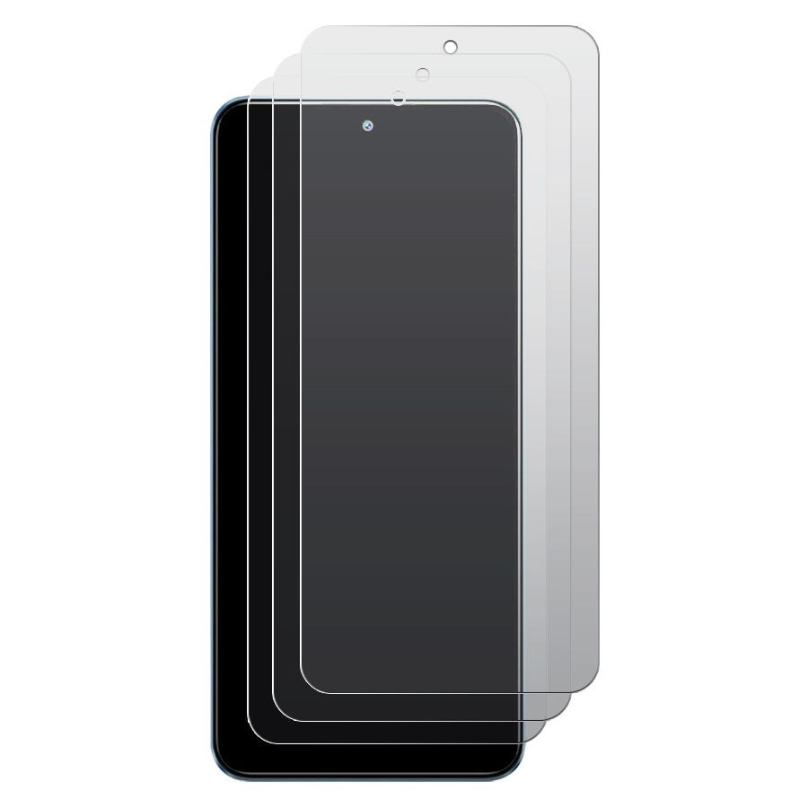 Комплект защитных гибридных стекол МАТОВЫХ Krutoff для Xiaomi Redmi Note 12 5G (3шт)