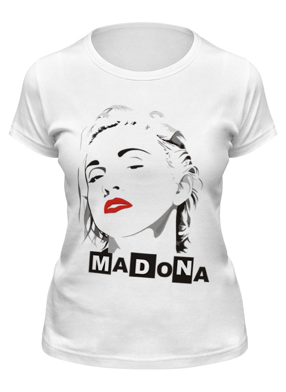 

Футболка женская Printio Мадонна (madonna) белая L, Белый, Мадонна (madonna)