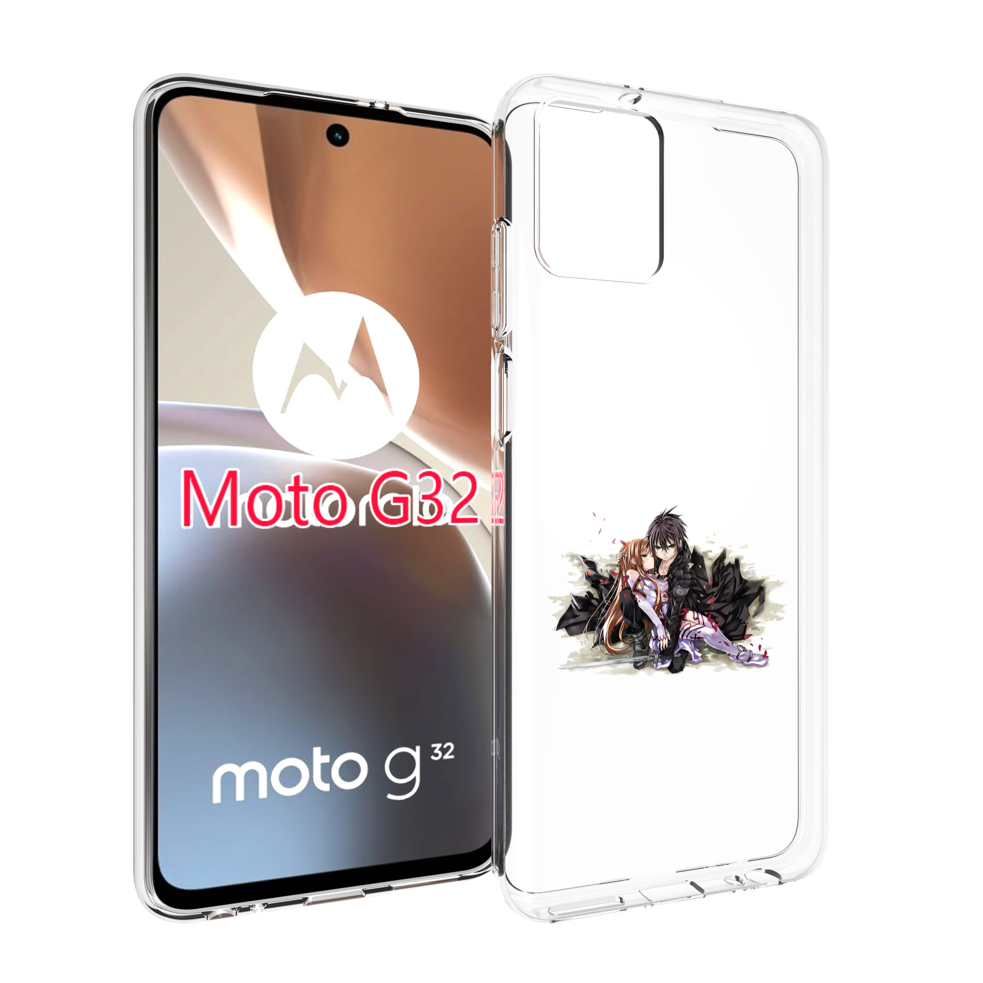 

Чехол MyPads аниме асуна для Motorola Moto G32, Прозрачный, Tocco