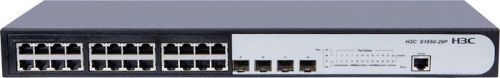 

Коммутатор H3C SMB-S1850-28P-PWR-GL, black