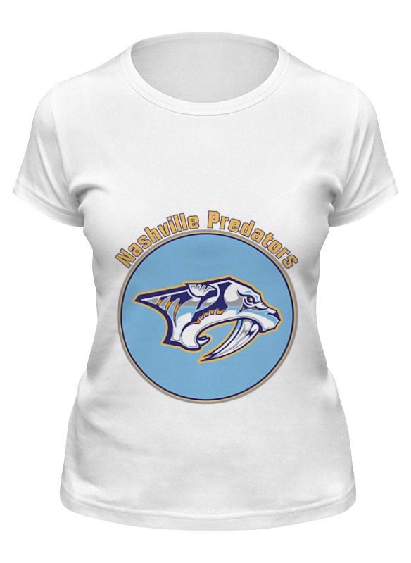 

Футболка женская Printio Nashville predators белая L, Белый, Nashville predators