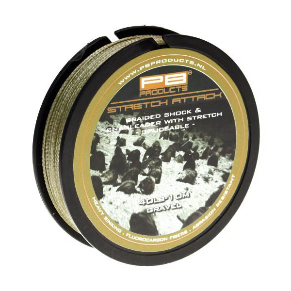 

Леска плетеная PB Products Stretch Attack 0,45 мм, 10 м, 18,14 кг, gravel, 1 шт.