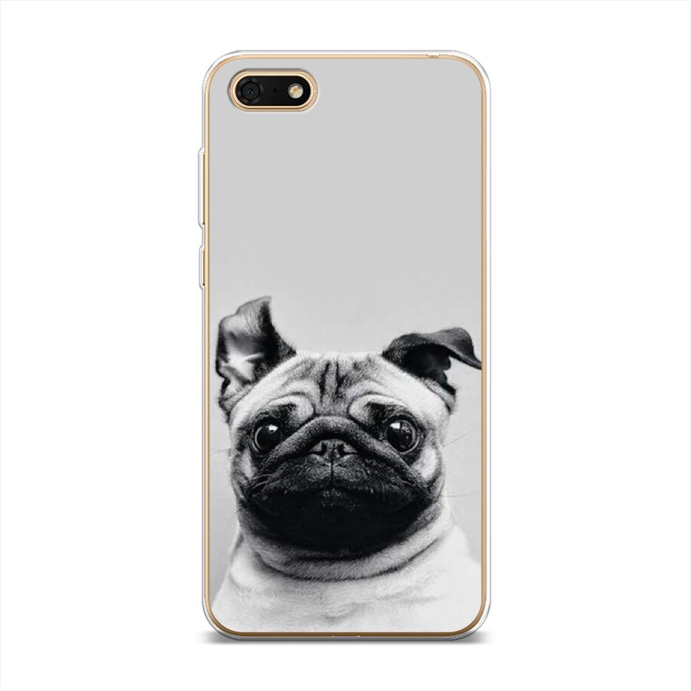 

Чехол Awog на Huawei Y5 Lite (2018) "Ушастый мопс", Разноцветный, 6105950-1
