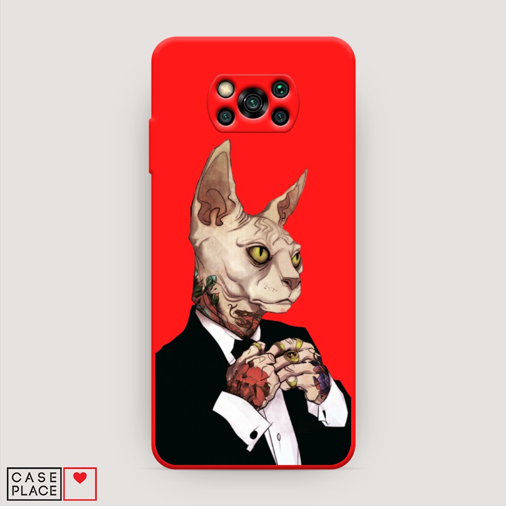 

Чехол Awog на Poco X3/X3 Pro "Татуированный сфинкс", Разноцветный, 39253-1