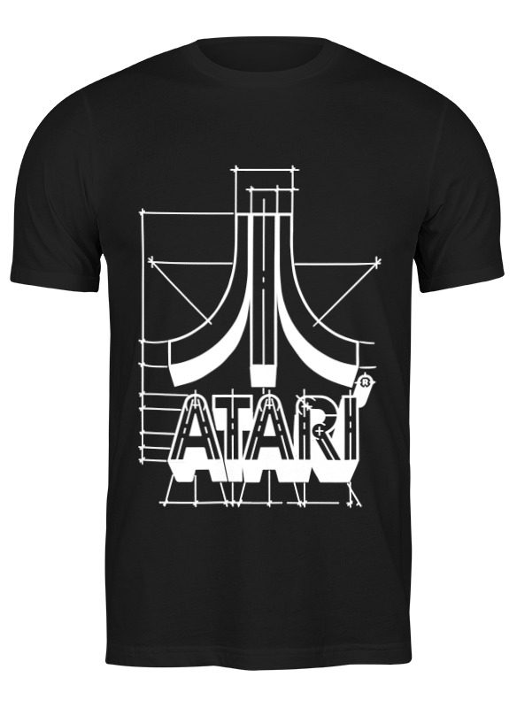 

Футболка мужская Printio Логотип атари - atari logo черная S, Черный, Логотип атари - atari logo