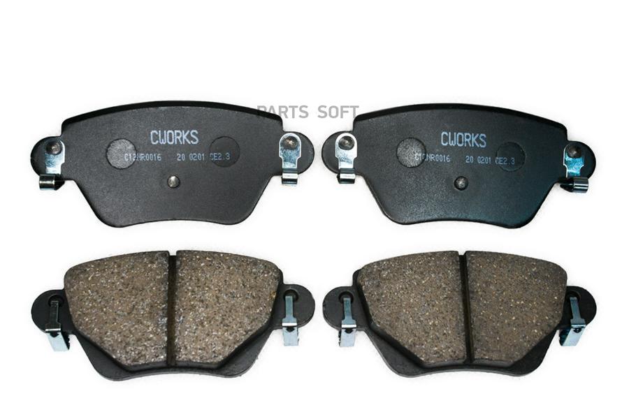 

Тормозные колодки CWORKS задние Low Metallic C12NR0016