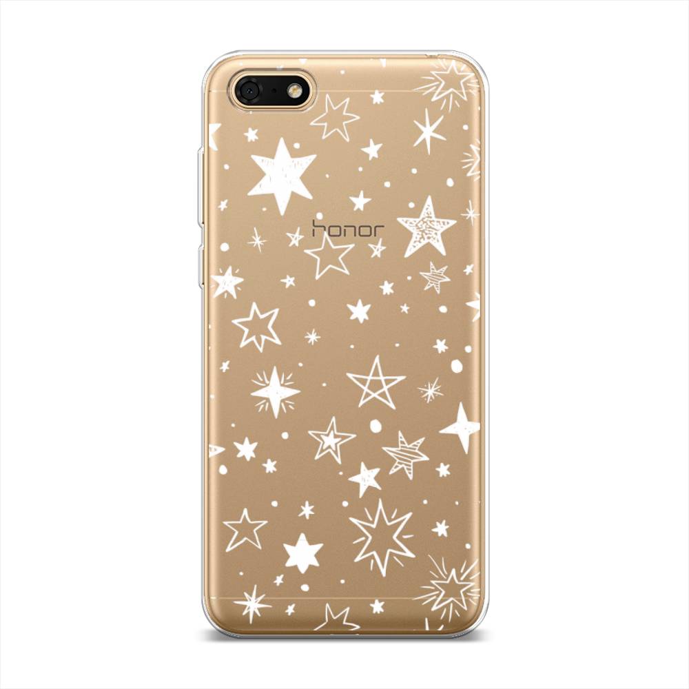 

Чехол Awog на Huawei Y5 Lite (2018) "Звездочки графика белая", Разноцветный, 6105950-7