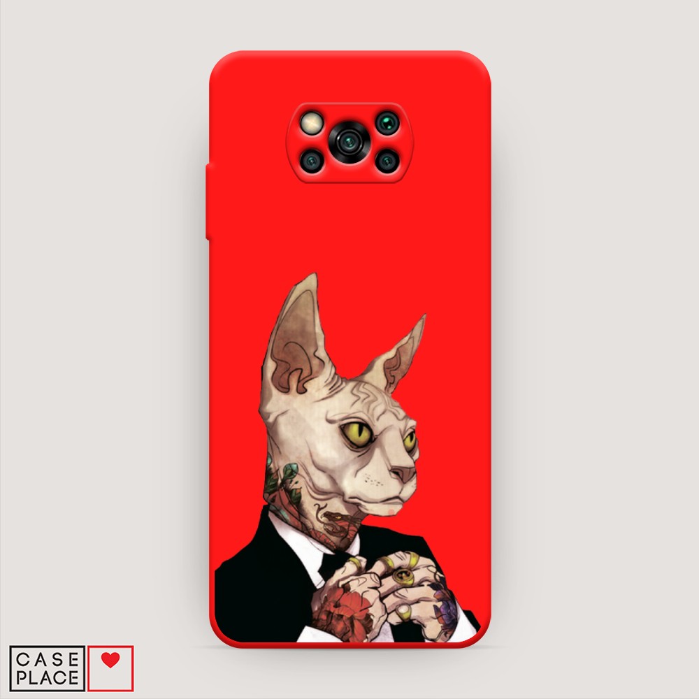 

Чехол Awog на Poco X3/X3 Pro "Татуированный сфинкс", Разноцветный, 310653-1