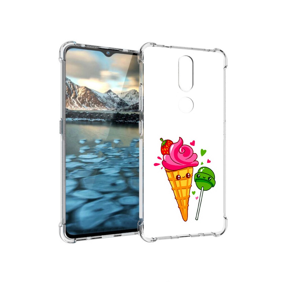 

Чехол MyPads Tocco для Nokia 2.4 Вкусняшки (PT227049.107.45), Прозрачный, Tocco