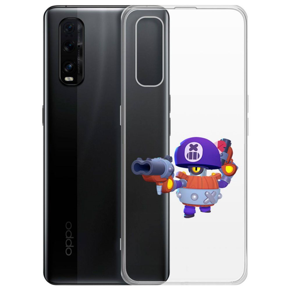

Чехол-накладка Brawl Stars-Дэррил для Oppo Find X2
