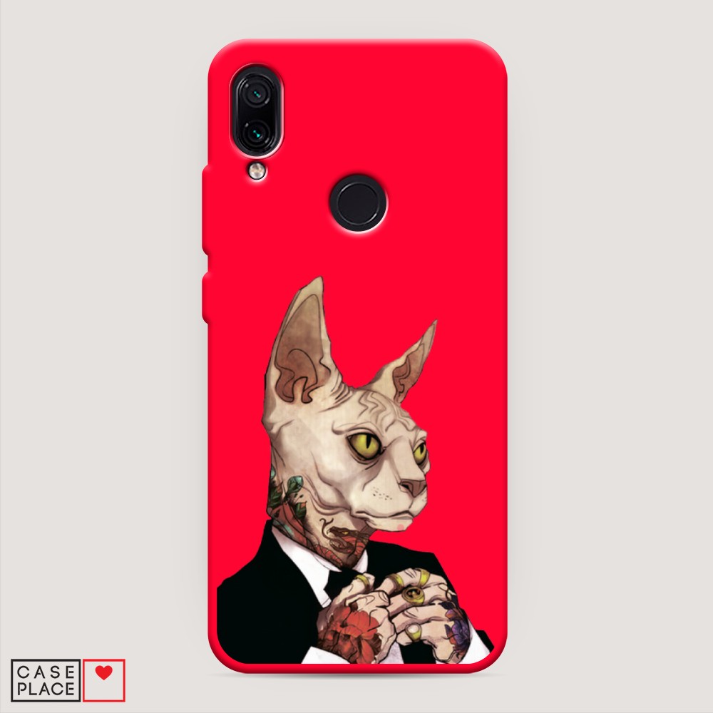 

Чехол Awog на Xiaomi Redmi 7 "Татуированный сфинкс", Разноцветный, 35053-1