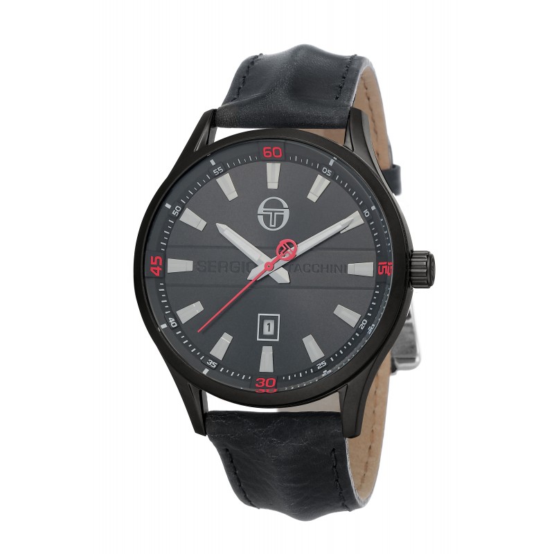 фото Наручные часы мужские кварцевые sergio tacchini st.1.10004-3 черные