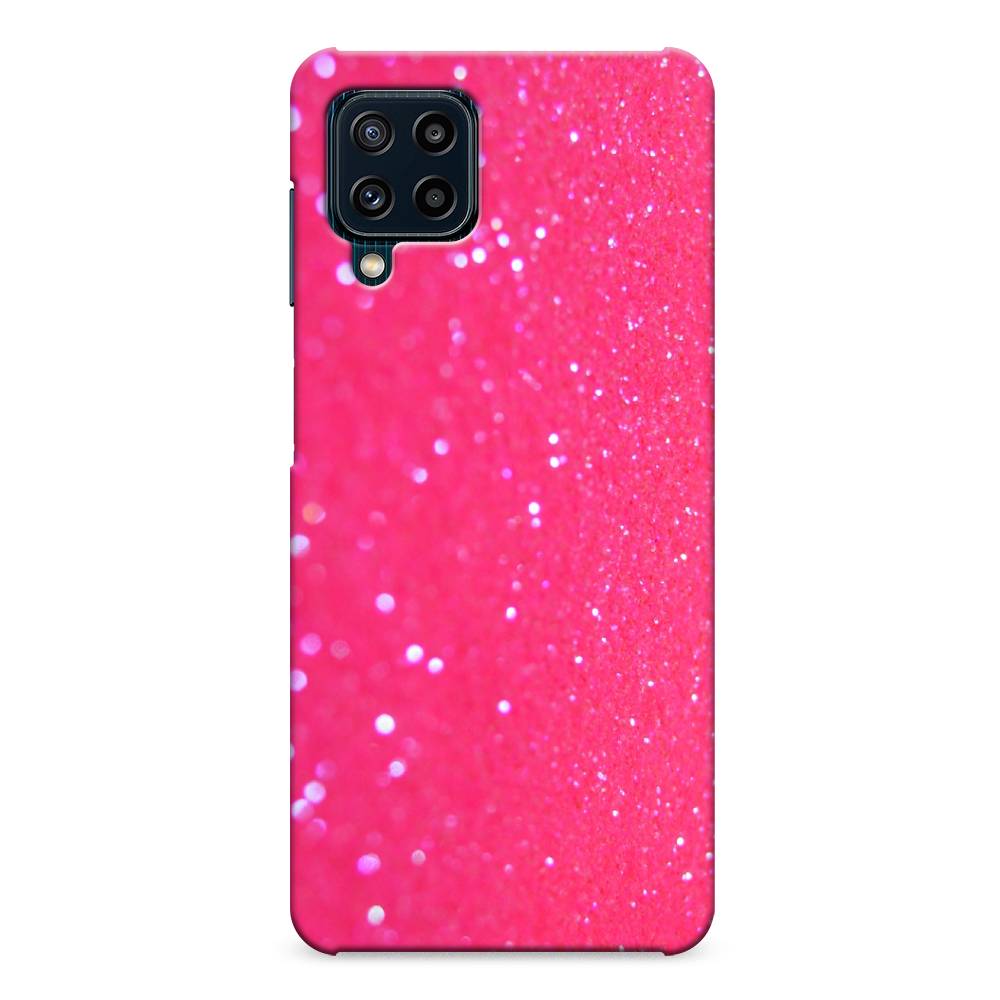 

Пластиковый чехол "Малиновые блестки рисунок" на Samsung Galaxy M32