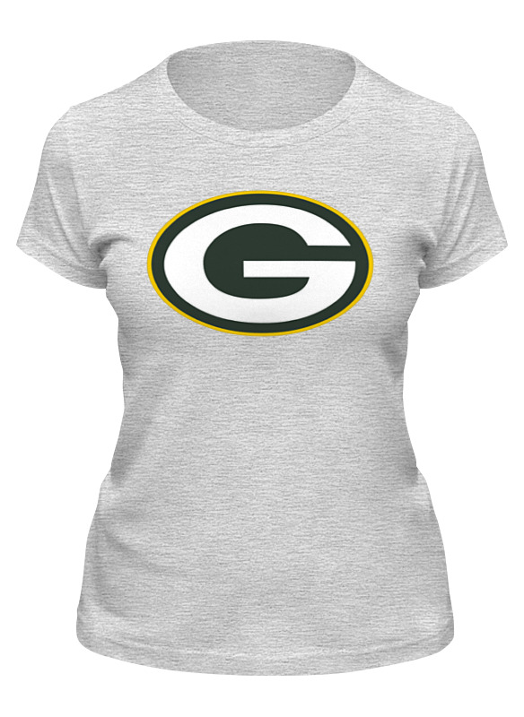

Футболка женская Printio Green bay packers серая 2XL, Серый, Green bay packers