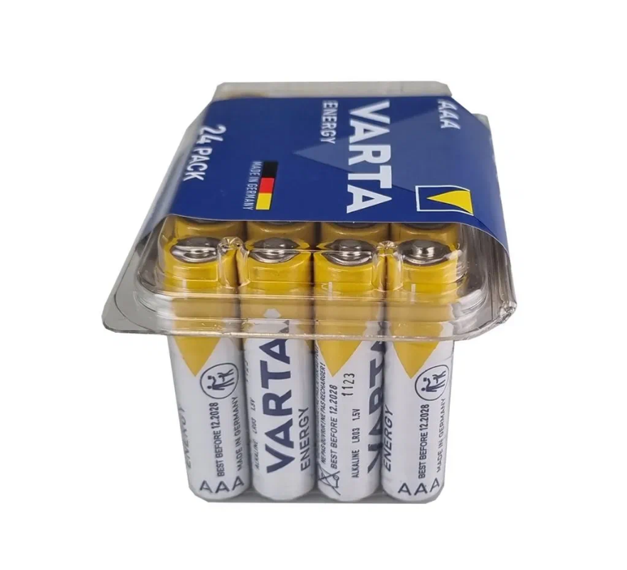 Батарейка VARTA ENERGY 1.5 В, LR03 box 24