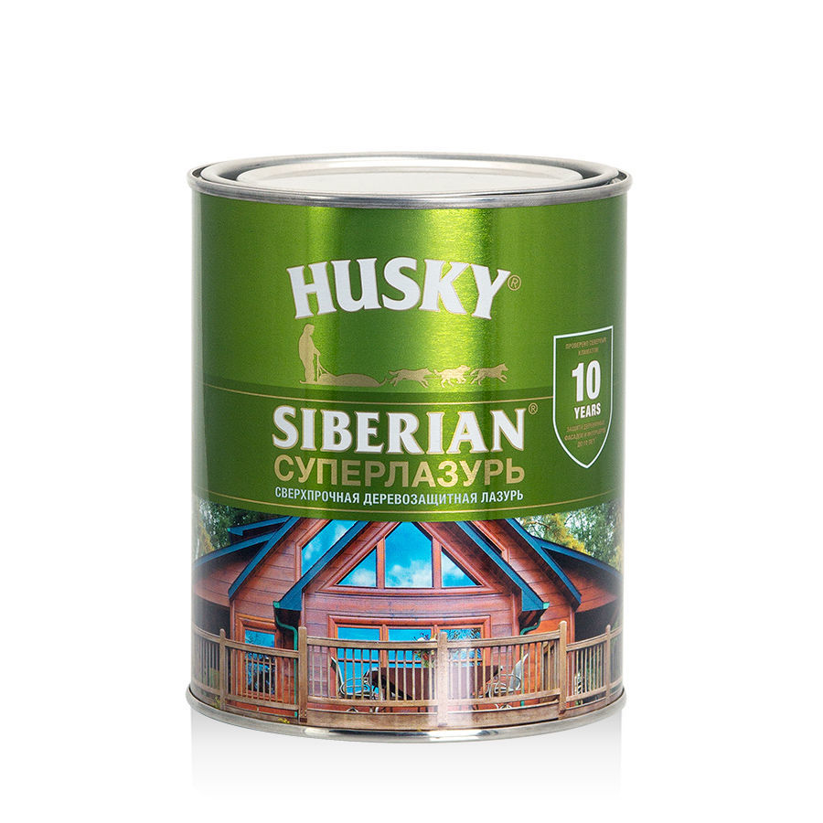 

Суперлазурь HUSKY SIBERIAN антик 0,9л, Серый