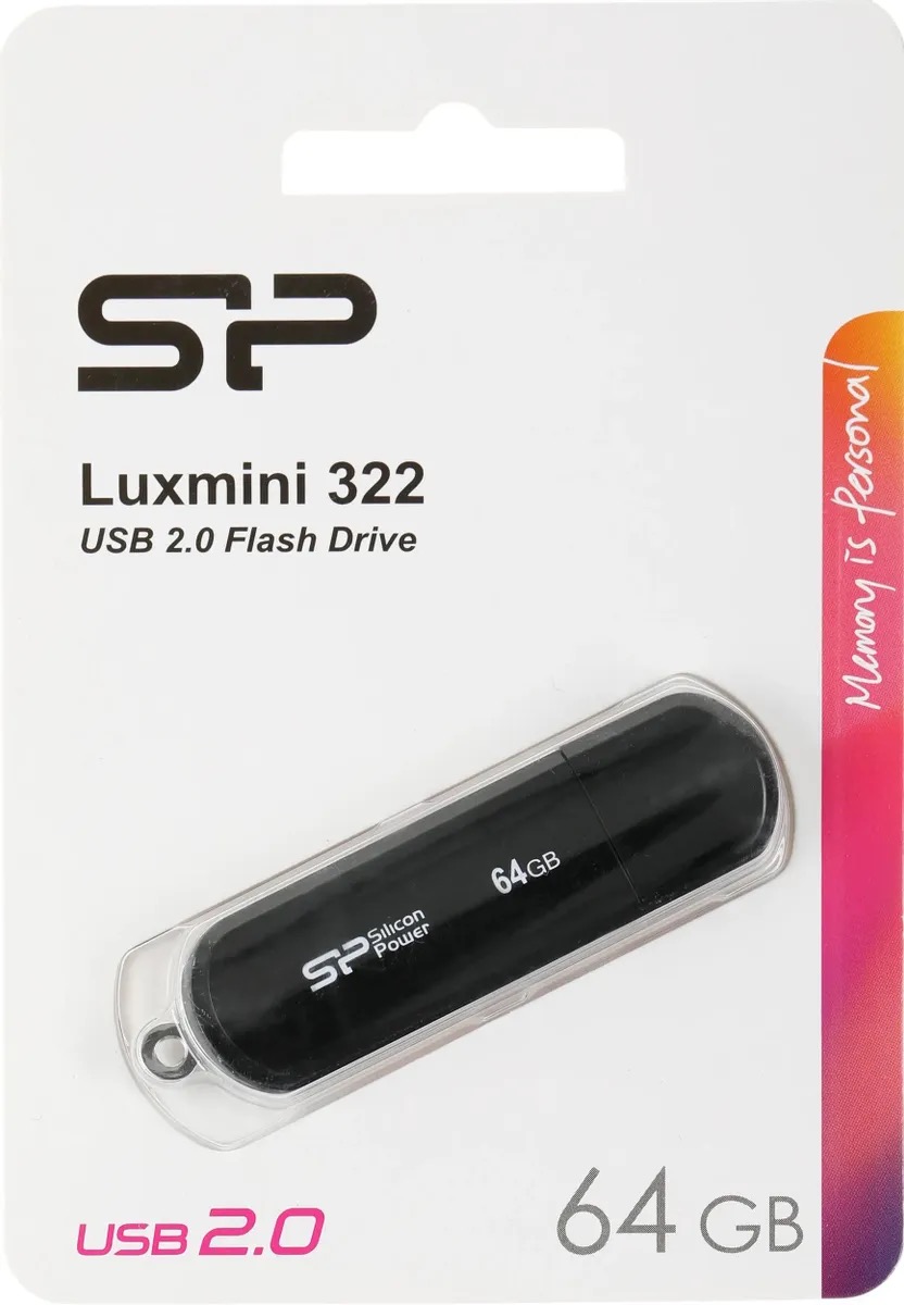 

Флешка USB Silicon Power LuxMini 322 64ГБ, USB2.0, черный sp064gbuf2322v1k, Флешка USB Silicon Power LuxMini 322 64ГБ, USB2.0, черный [sp064gbuf2322v1k]