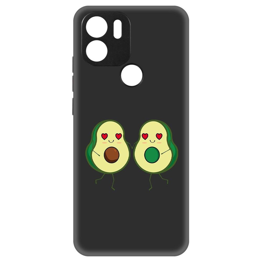 

Чехол-накладка Krutoff Soft Case Авокадо Пара для Xiaomi Redmi A2+ черный