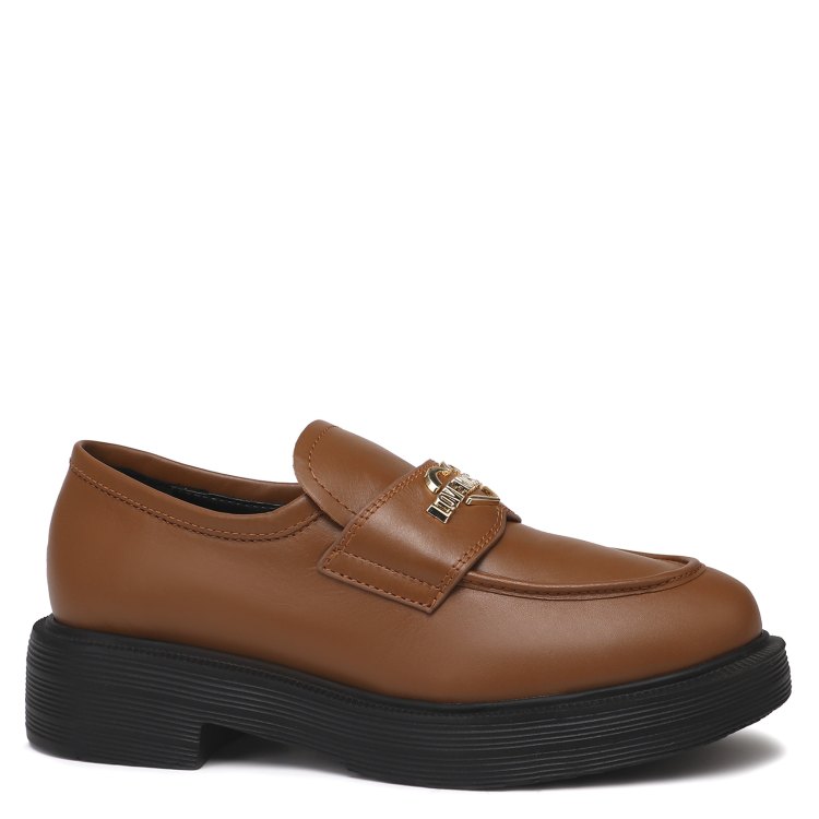 

Лоферы женские Love Moschino JA10154G коричневые 38 EU, Коричневый, JA10154G