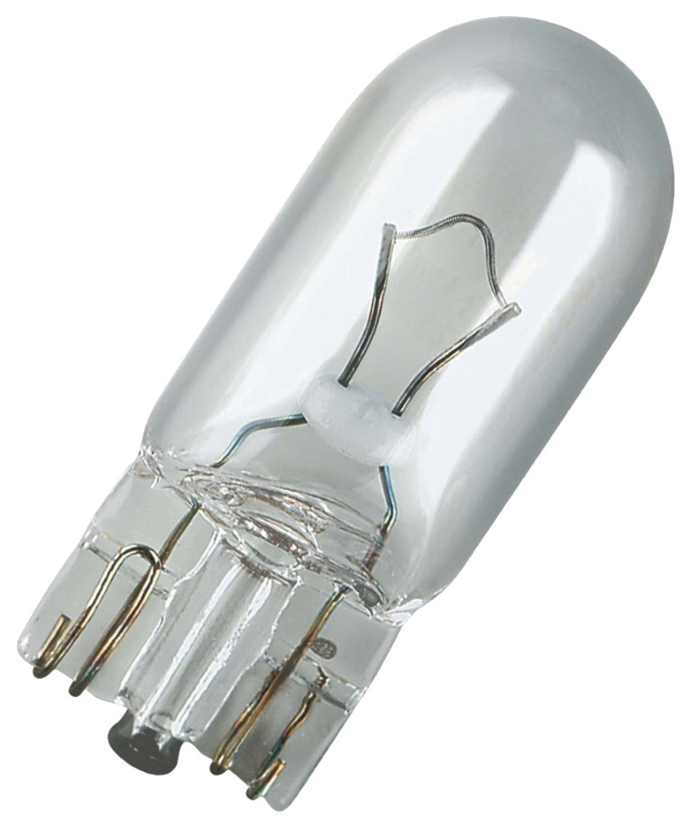 Лампа 2845 W5W 24V (5W) W2 1x9 5d стеклянный цоколь