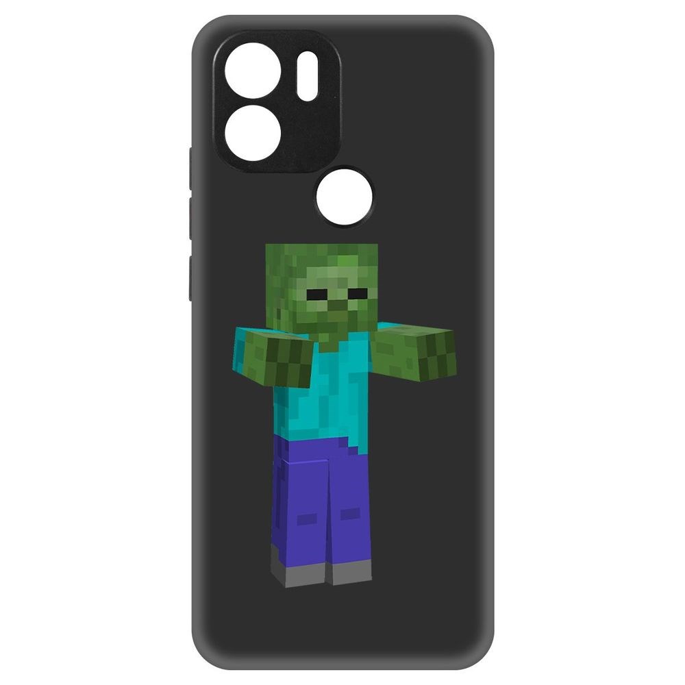

Чехол-накладка Krutoff Soft Case Minecraft-Гигант для Xiaomi Redmi A2+ черный