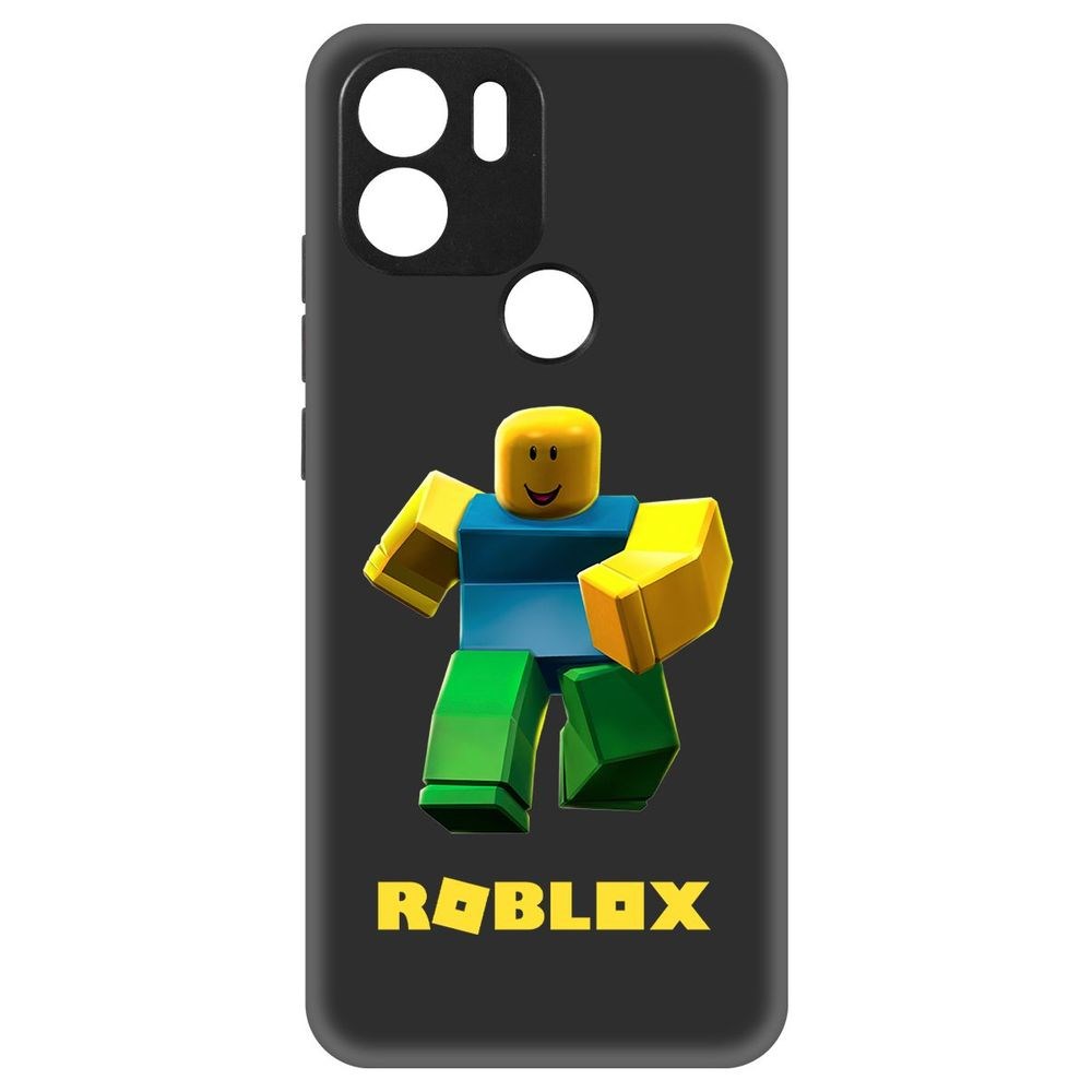 

Чехол-накладка Krutoff Soft Case Roblox-Классический Нуб для Xiaomi Redmi A2+ черный