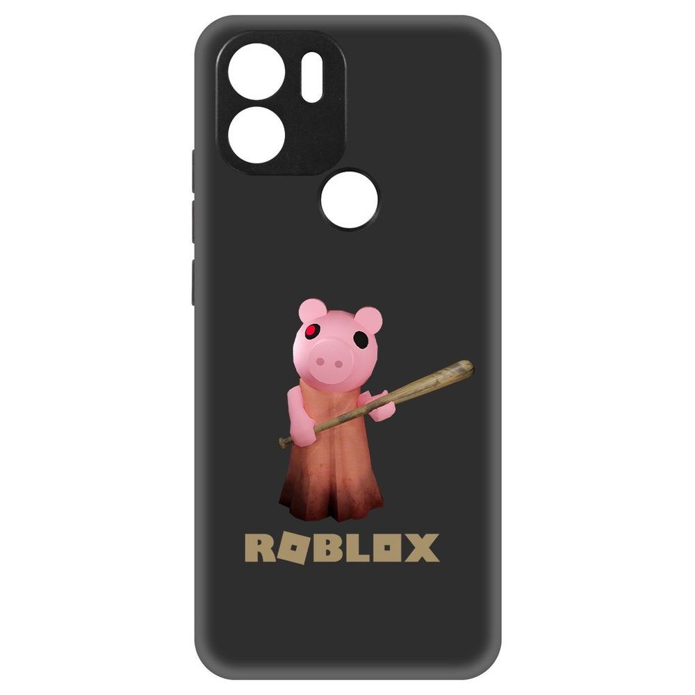

Чехол-накладка Krutoff Soft Case Roblox-Пигги для Xiaomi Redmi A2+ черный