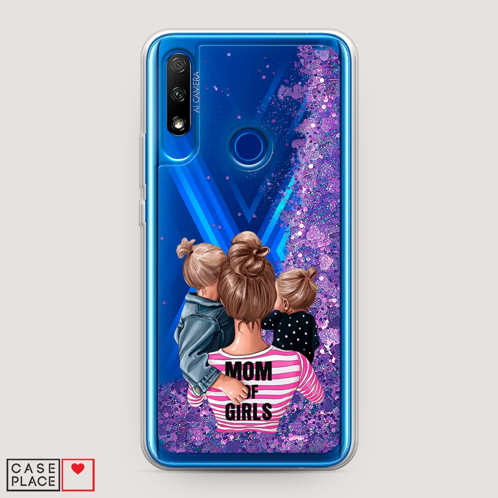 

Чехол Awog на Honor 9X "Mom of Girls", Разноцветный, 69992-1