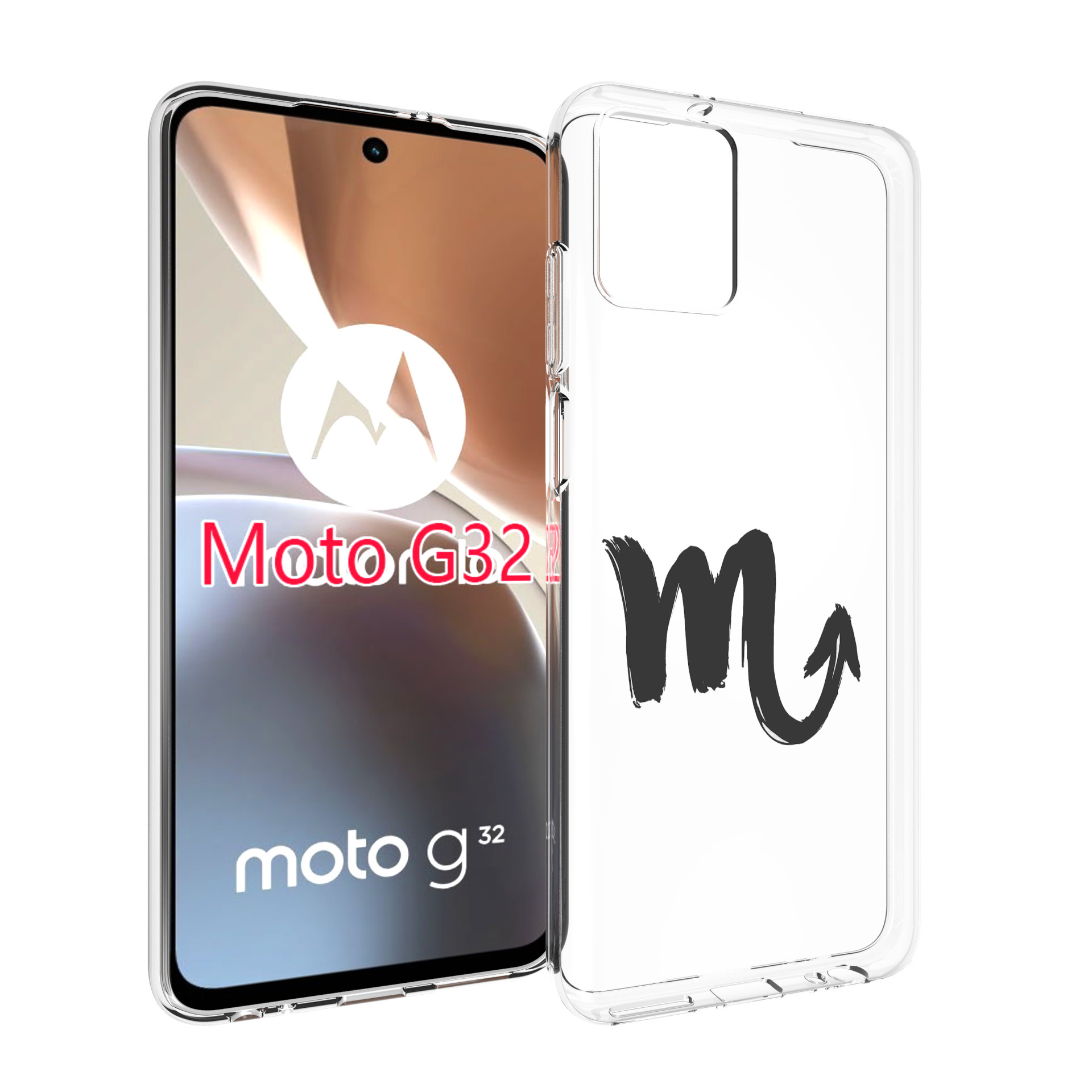

Чехол MyPads знак-зодиака-скорпион-7 для Motorola Moto G32, Прозрачный, Tocco