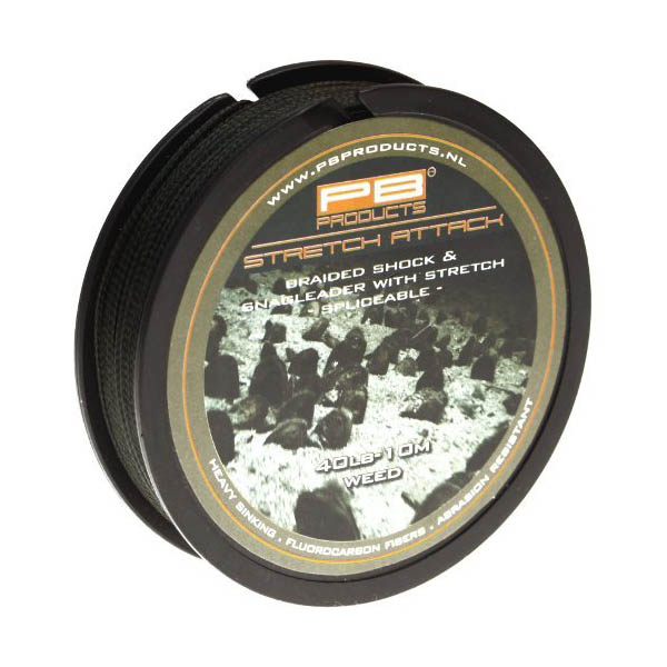 

Леска плетеная PB Products Stretch Attack 0,45 мм, 10 м, 18,14 кг, weed, 1 шт.