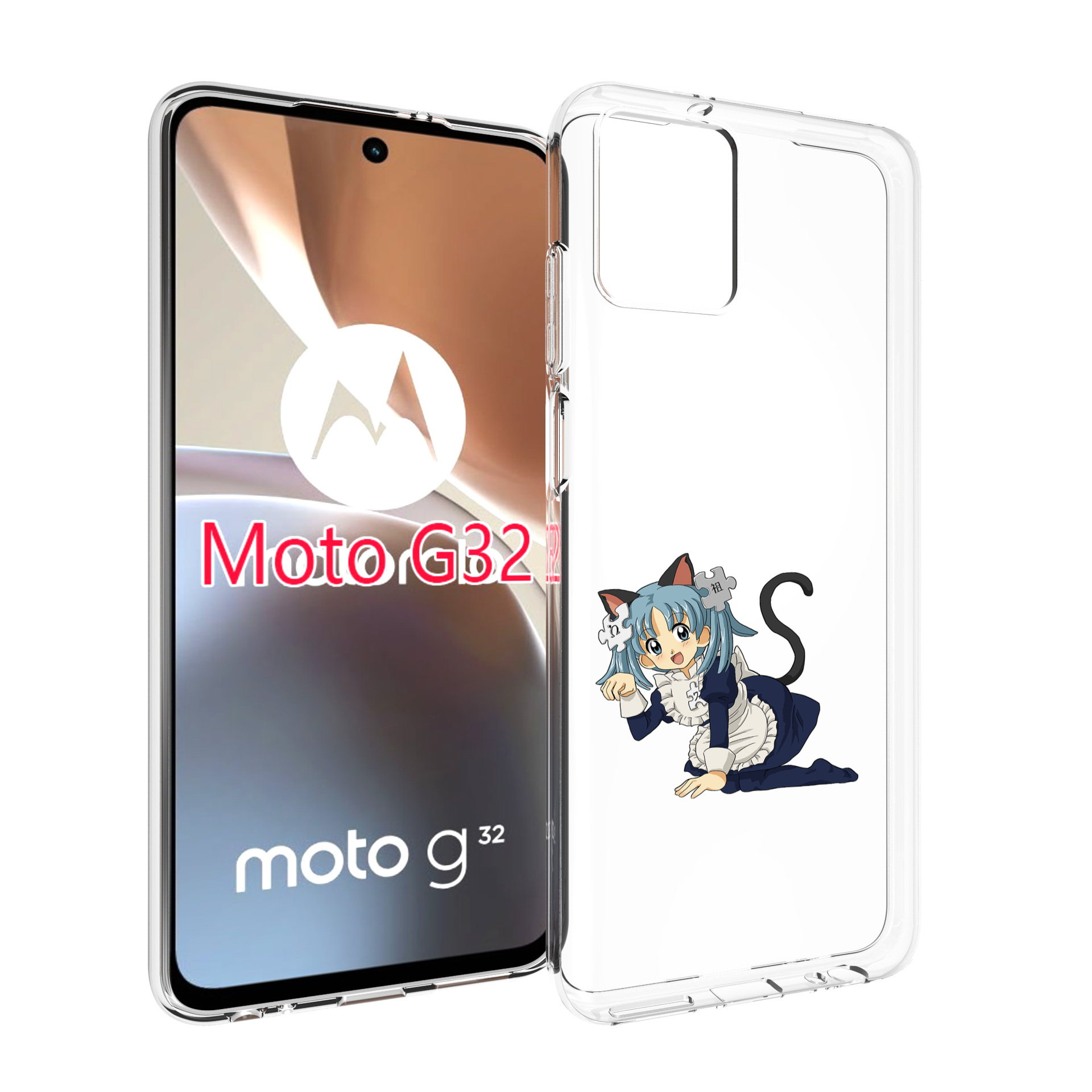 

Чехол MyPads аниме3 для Motorola Moto G32, Прозрачный, Tocco