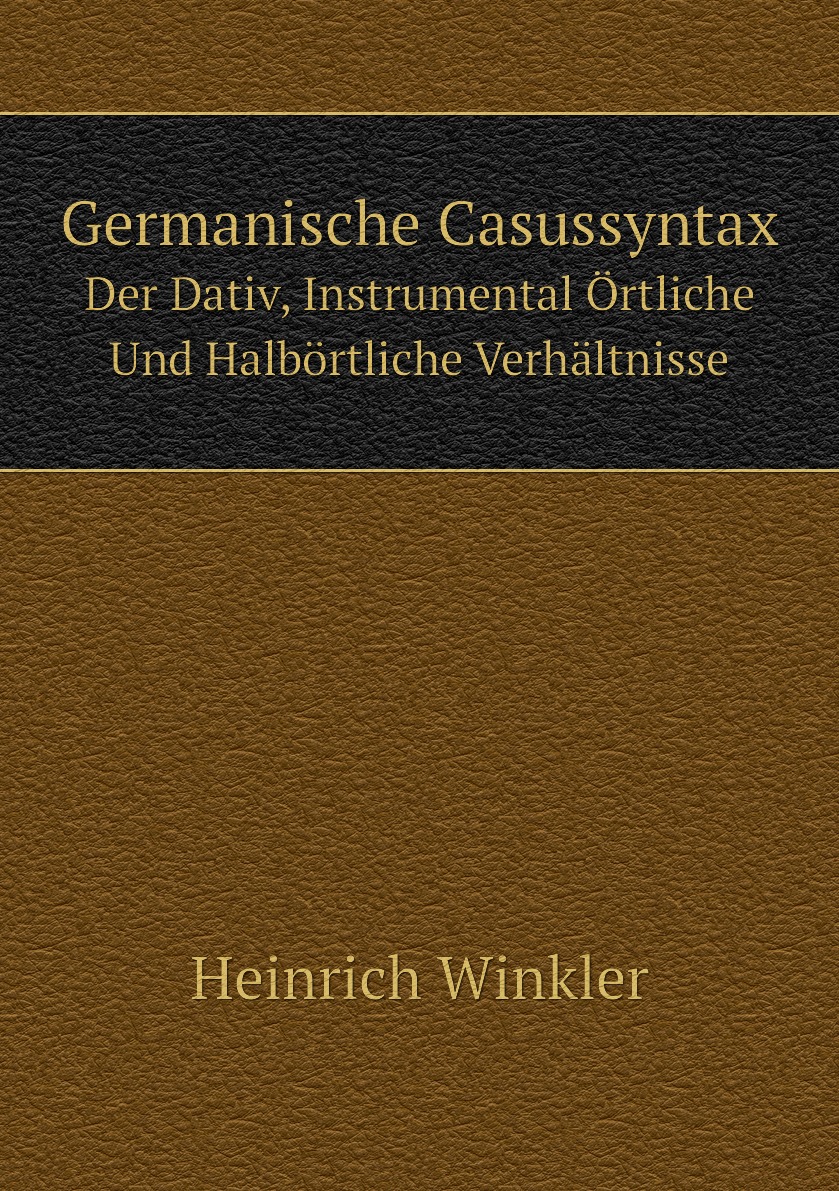 

Germanische Casussyntax