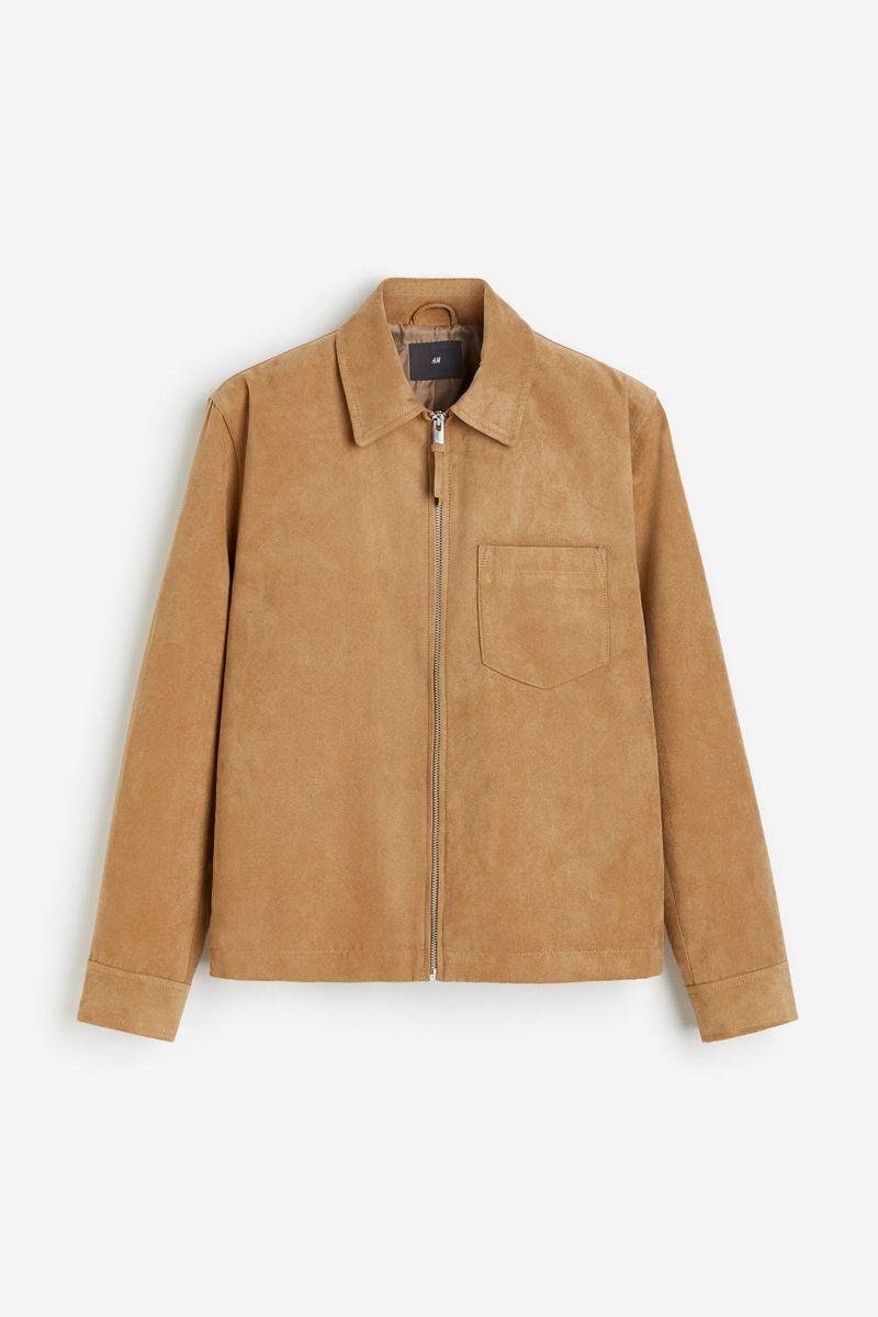 

Куртка мужская H&M 1208296 коричневая XS, Коричневый, 1208296