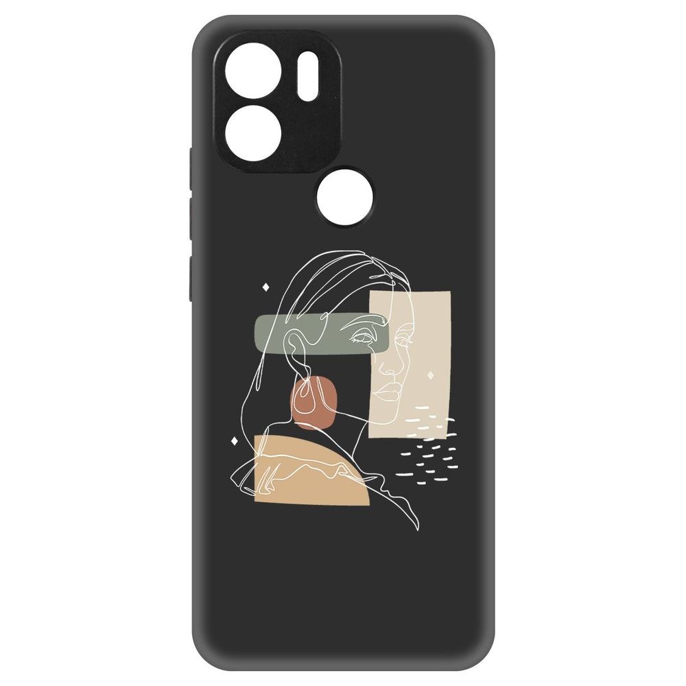

Чехол-накладка Krutoff Soft Case Уверенность для Xiaomi Redmi A2+ черный
