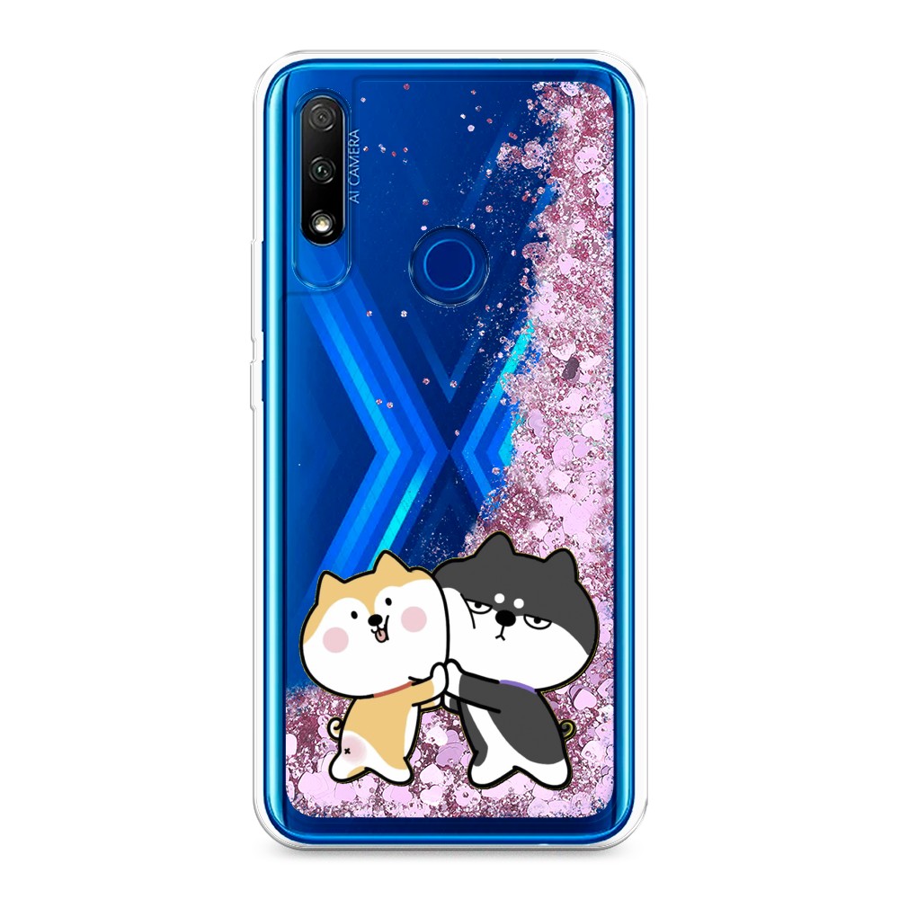 

Чехол Awog "Обнимашки акита" на Honor 9X, 69994-1