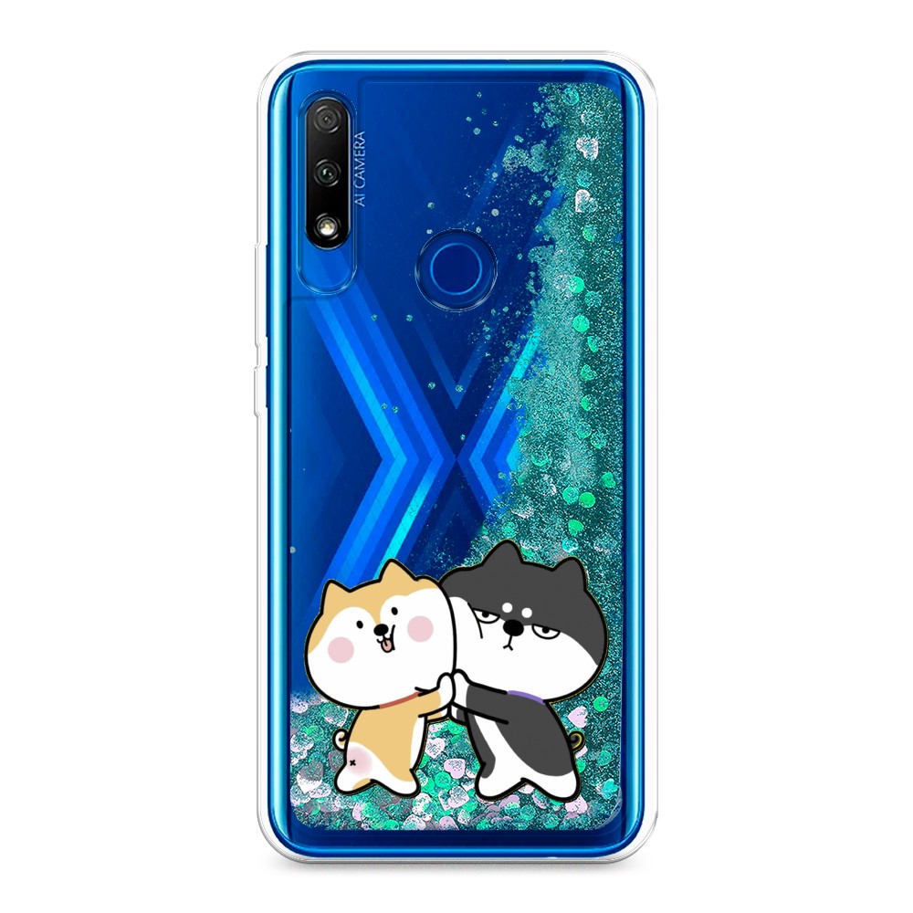 

Чехол Awog "Обнимашки акита" на Honor 9X, 69995-1