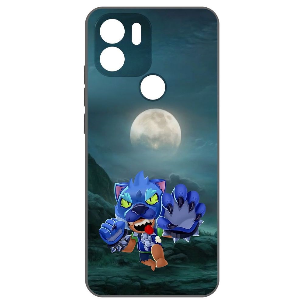 

Чехол-накладка Krutoff Soft Case Brawl Stars - Оборотень Леон для Xiaomi Redmi A2+ черный