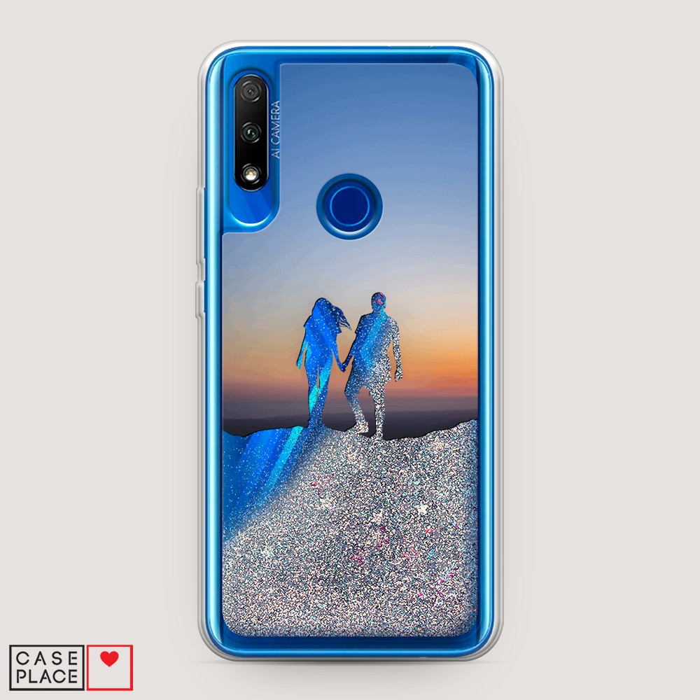 

Чехол Awog на Honor 9X "Пара на краю света", Разноцветный, 69991-1